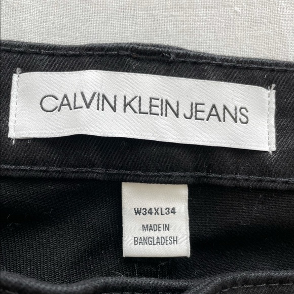 Calvin Klein Forever Black Jean W34 L34 - Picture 6 of 6